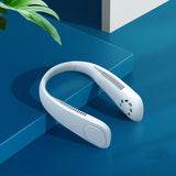 9000mAh Rechargeable Portable Neck Fan Type-C Air Conditioner Cooler
