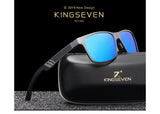 KINGSEVEN Men Polarized Sunglasses Aluminum Magnesium Sun Glasses Driving Glasses Rectangle Shades For Men Oculos masculino Male