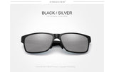 KINGSEVEN Men Polarized Sunglasses Aluminum Magnesium Sun Glasses Driving Glasses Rectangle Shades For Men Oculos masculino Male