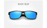 KINGSEVEN Men Polarized Sunglasses Aluminum Magnesium Sun Glasses Driving Glasses Rectangle Shades For Men Oculos masculino Male